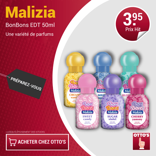 Coloré et parfumé avec Malizia
