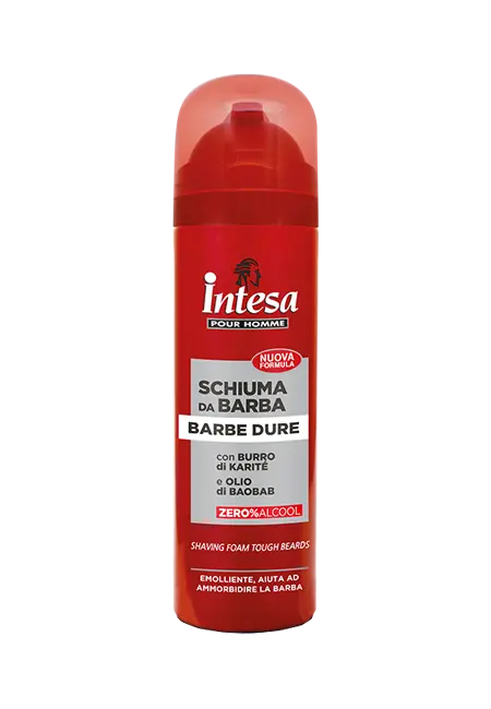 Intesa schiuma per barbe dure senza alcool 300ml