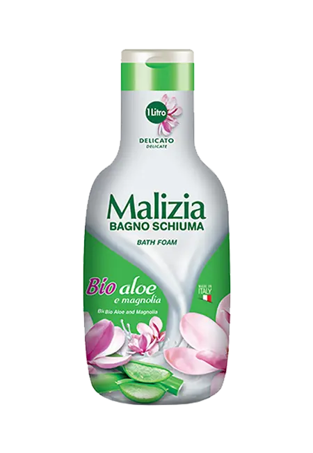 Malizia bagnoschiuma aloe vera e magnolia 1000ml