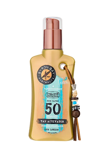 Byron Bay crema solare attivatore d’abbronzatura SPF50 200ml