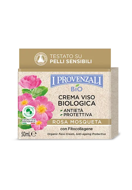 I Provenzali crema viso antietà 24h Rosa Mosqueta Biologica 50ml