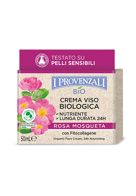 I Provenzali crema viso nutriente Rosa Mosqueta Biologica 50ml