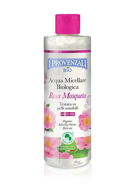 I Provenzali acqua micellare Rosa Mosqueta Biologica 400ml