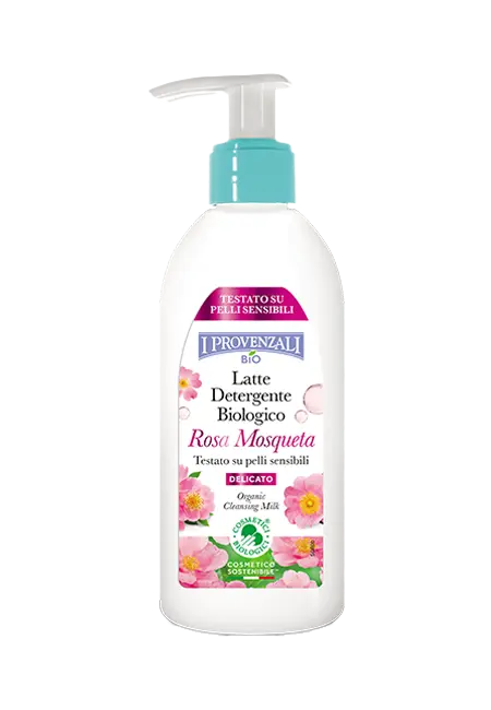 I Provenzali latte detergente viso Rosa Mosqueta Biologica 200ml