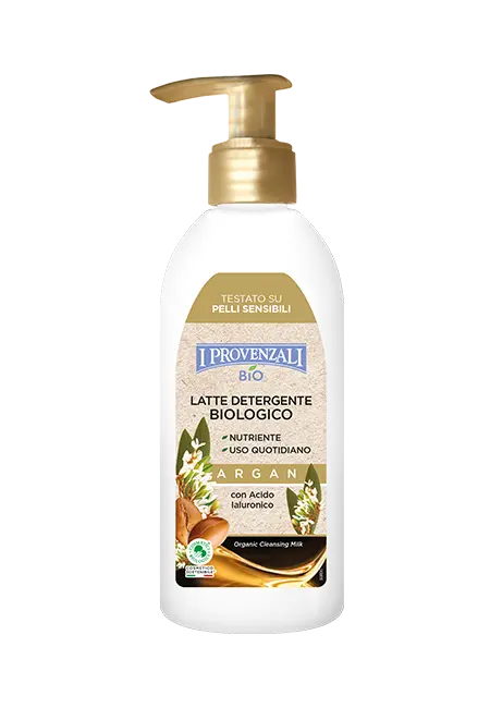 I Provenzali latte detergente viso Argan Biologico 200ml