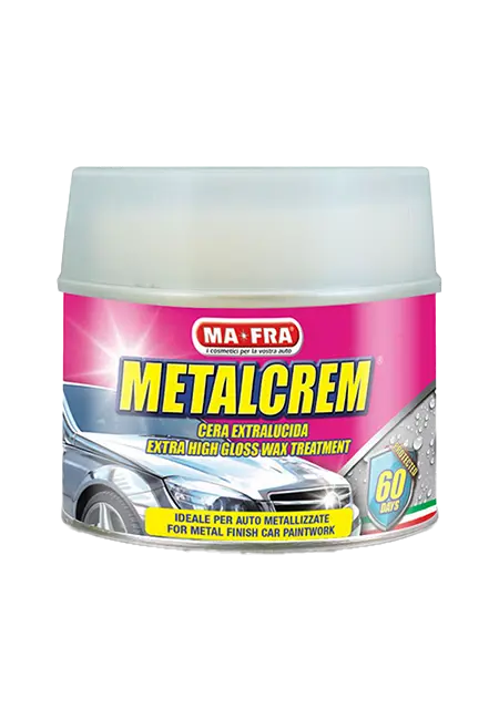 Ma-Fra cera extralucida per auto metallizzate Metal Crem 250ml
