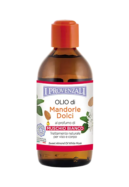 I Provenzali olio viso e corpo Muschio Bianco e Mandorle 200ml