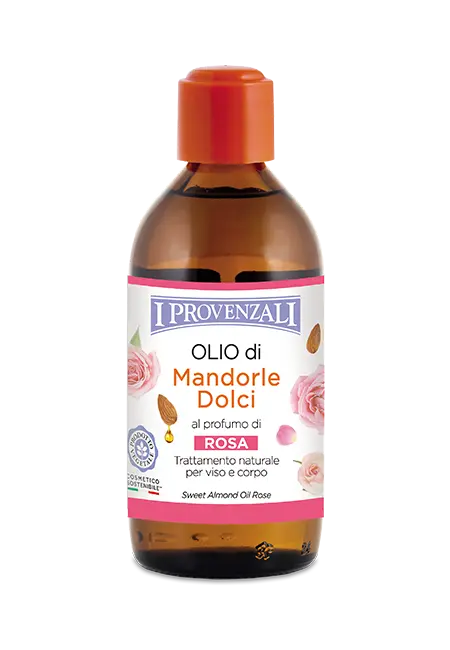 I Provenzali olio viso e corpo Rosa e Mandorle 200ml