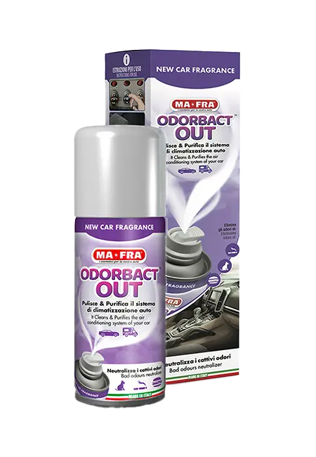 Ma-Fra purificatore climatizzatore auto Odorbact Out New Car spray 150ml
