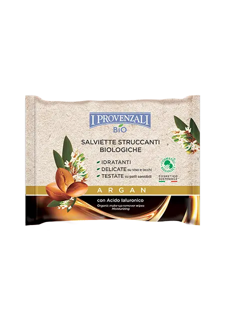 I Provenzali salviette struccanti delicate Argan Biologico