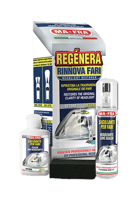 Ma-Fra kit rinnova fari auto Regenera