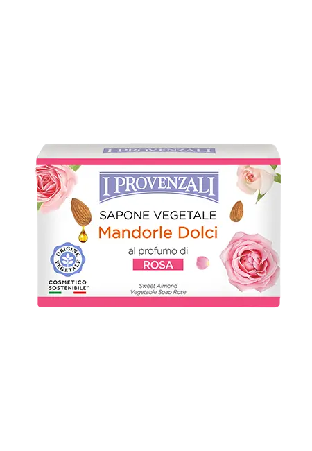 I Provenzali sapone solido Rosa e Mandorle 100gr