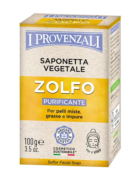 I Provenzali sapone viso solido purificante Zolfo 100gr