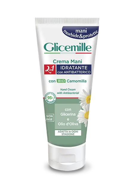Glicemille crema mani idratante igienizzante antibatterica 100ml