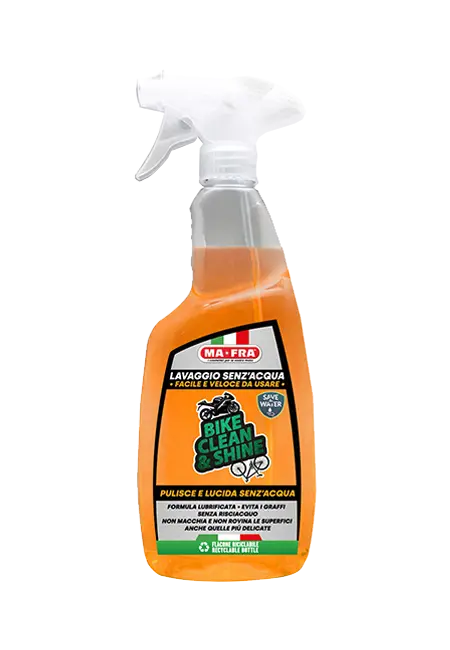 Ma-Fra detergente lucidante moto e bici senz’acqua spray 750ml