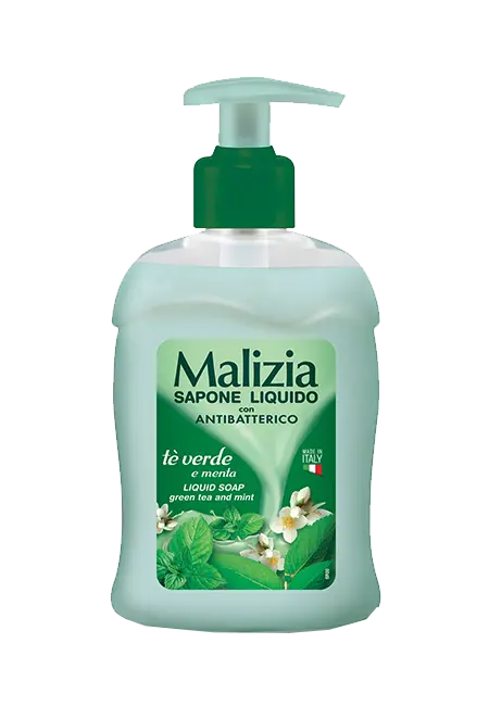 Malizia Famiglia sapone liquido Tè Verde e Menta 300ml