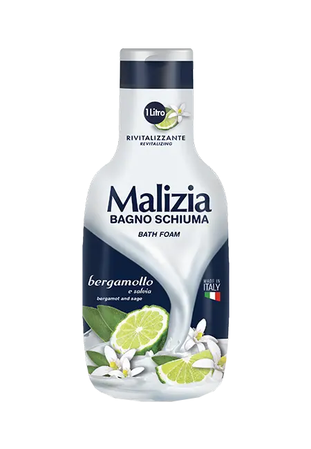 Malizia Famiglia bagno schiuma Bergamotto e Salvia 1000ml