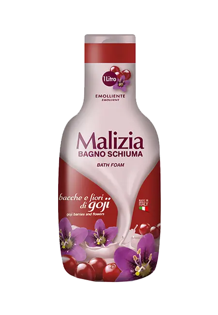 Malizia Famiglia bagno schiuma Bacche di Goji e Fiori 1000ml