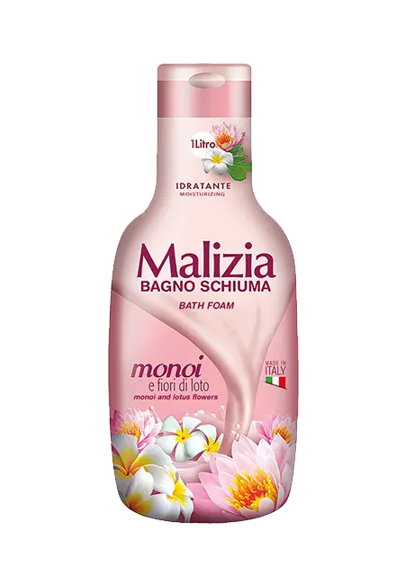 Malizia Famiglia bagno schiuma Monoi e Fiori di Loto 1000ml