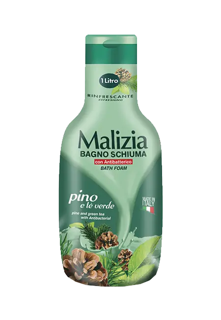 Malizia Famiglia bagno schiuma Pino e Tè Verde 1000ml