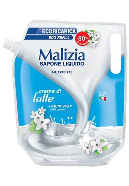 Malizia sapone mani nutriente crema di latte Refil 1000ml