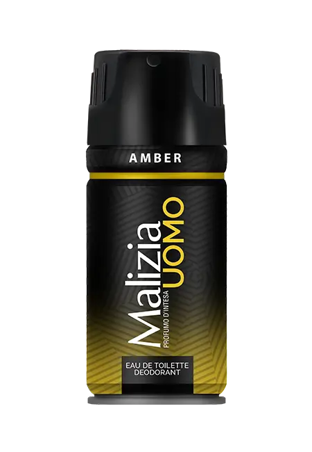Malizia Uomo Eau de Toilette deodorante Amber Autio 150ml