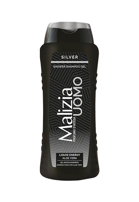 Malizia Uomo doccia shampoo Silver 250ml