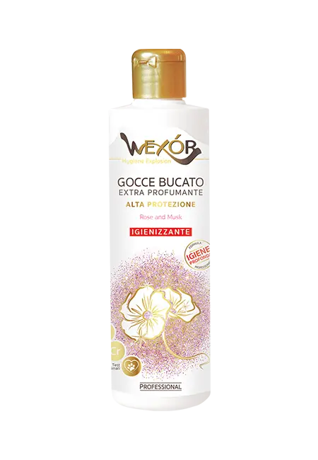 Wexór profuma bucato igienizzante Rose Musk concentrato 235ml
