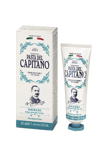Pasta del Capitano 1905 dentifricio per fumatori antitartaro menta 25ml