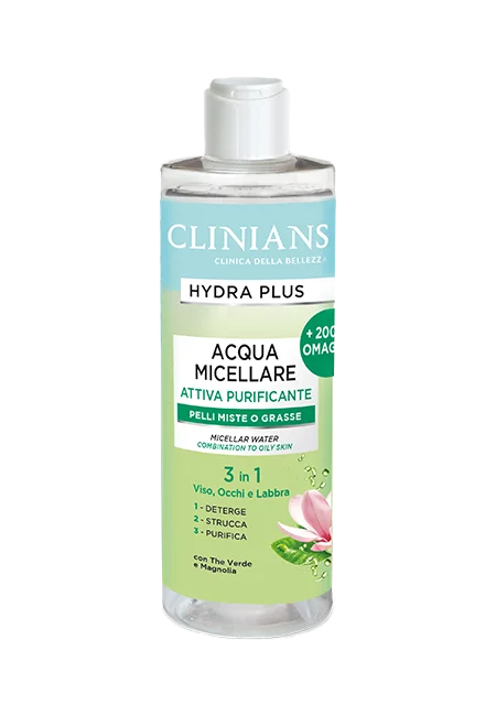 Clinians Hydra Plus Attiva Purificante acqua micellare 400ml