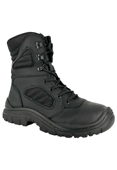 Fighter tronchetto sicurezza pelle e tessuto idro O2 SRC