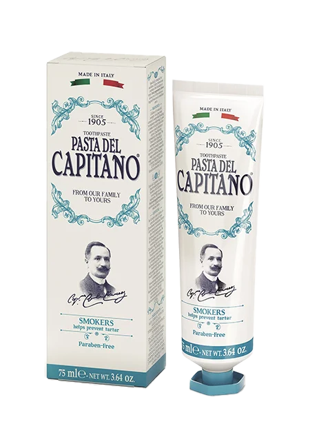 Pasta del Capitano 1905 dentifricio per fumatori antitartaro menta 75ml