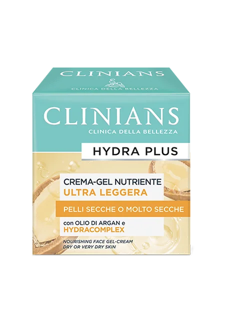 Clinians Hydra Plus crema gel viso nutriente ultra leggera 50ml