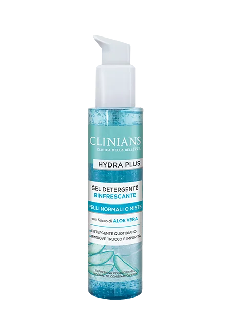 Clinians Hydra Plus gel detergente viso rinfrescante 150ml