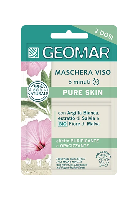 Geomar maschera viso opacizzante e purificante 15ml