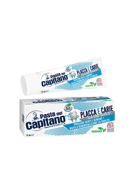 Pasta del Capitano dentifricio placca e carie 75ml