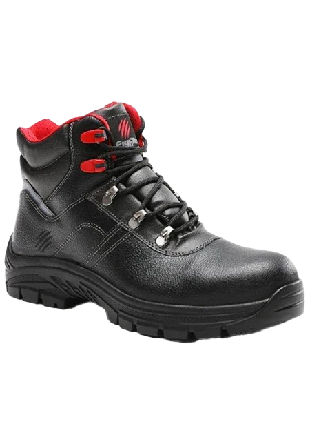 Fighter scarponcino anticalore in pelle nera S3 SRC HRO RS