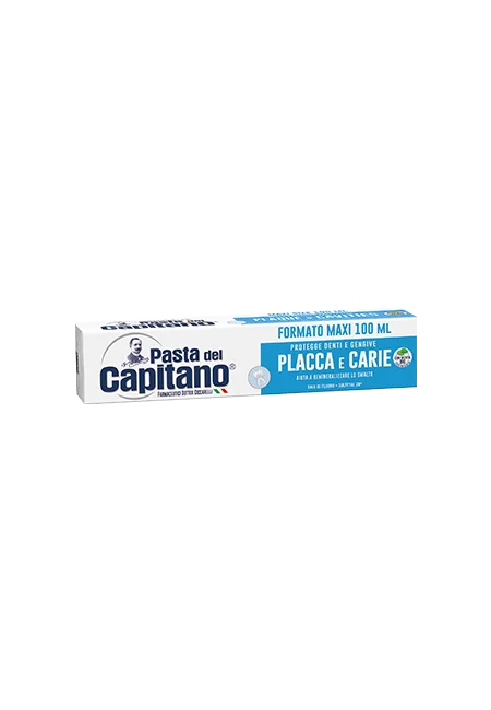 Pasta del Capitano dentifricio placca e carie 100ml
