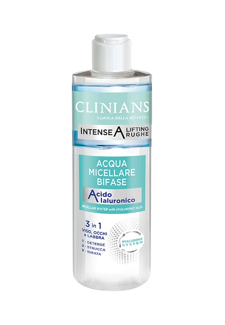 Clinians Intense A acqua micellare bifase Acido Ialuronico 400ml