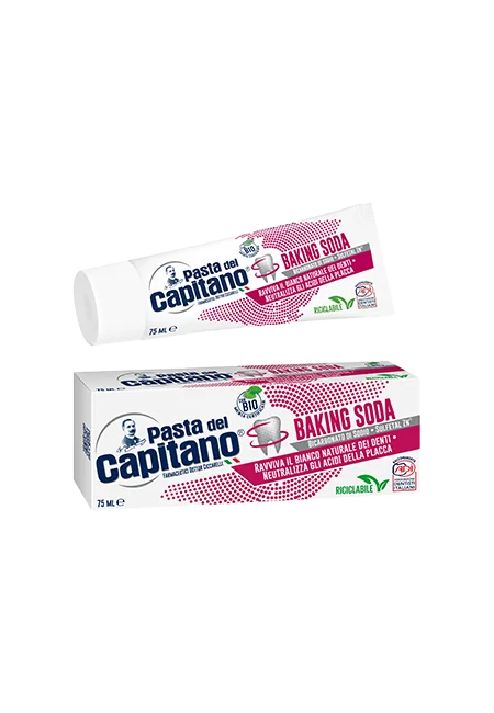 Pasta del Capitano dentifricio bicarbonato sbiancante 75ml
