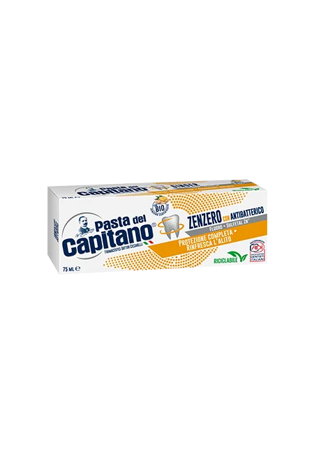 Pasta del Capitano dentifricio zenzero antibatterico 75ml