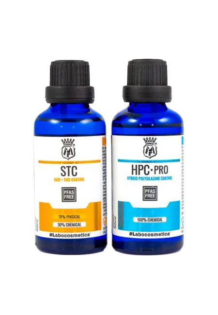 Labocosmetica kit rivestimento nanoceramico protettivo per carrozzeria Stc e Hpc Pro 2x50ml