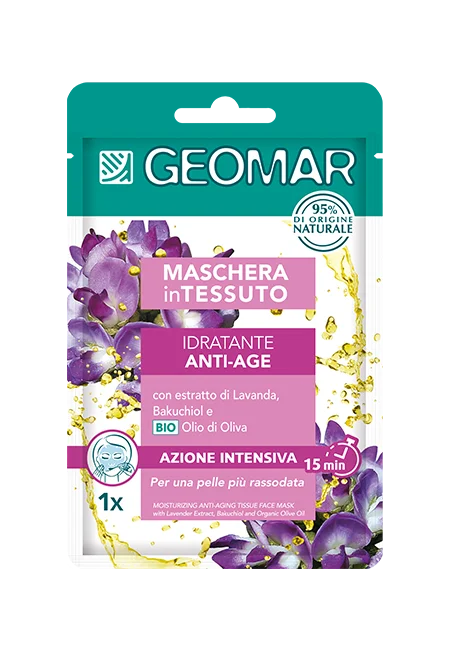 Geomar maschera viso in tessuto anti-età 22ml