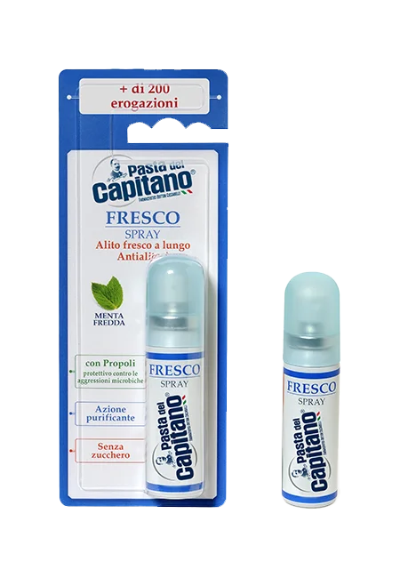 Pasta del Capitano spray orale alito fresco propoli e menta 15ml