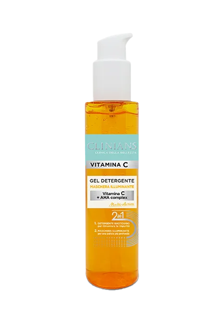 Clinians Vitamin C gel detergente maschera illuminante AHA Complex 150ml