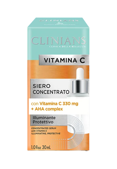 Clinians Vitamin C siero viso concentrato illuminante AHA Complex 30ml
