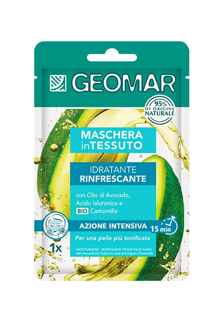 Geomar maschera viso in tessuto idratante 22ml