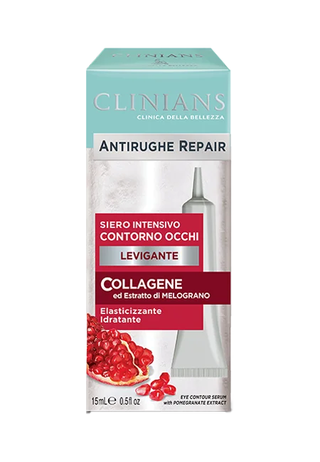 Clinians Antirughe Repair siero contorno occhi Collagene e Melograno 15ml