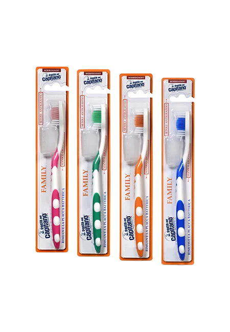Pasta del Capitano spazzolino famiglia setole morbide