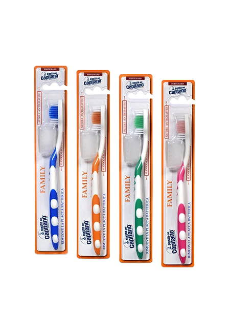 Pasta del Capitano spazzolino famiglia setole forti